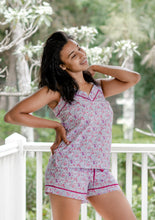 Load image into Gallery viewer, Mulberry Floral Cami Set