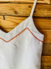 Load image into Gallery viewer, Grey and White Striped Nightdress

