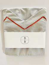 Load image into Gallery viewer, Grey and White Striped Nightdress
