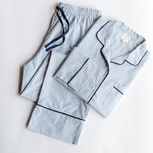 Load image into Gallery viewer, Navy Stripe Pyjama Set
