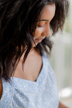 Load image into Gallery viewer, Blue &amp; White Cami Set
