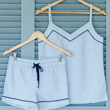 Load image into Gallery viewer, Navy Stripe Cami Set
